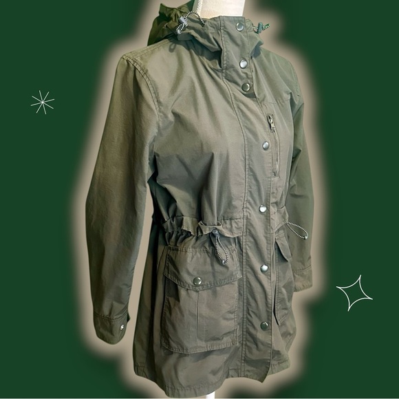 J. Crew ‘Perfect Lightweight Jacket’ in “Dark Moss” Size XS ASO Meghan Markle - Picture 16 of 16